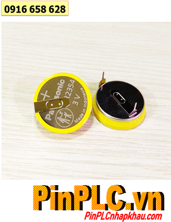 Panasonic CR2354 (2 chân thép hàn), Pin 3v lithium Panasonic CR2354 chính hãng, Xuất xứ Indonesia